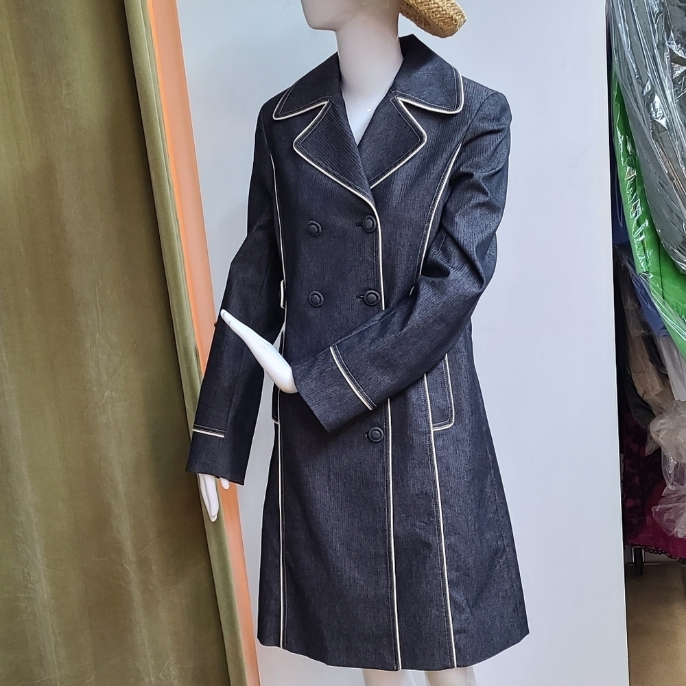 Cynthia Steffe Denim Long Jacket